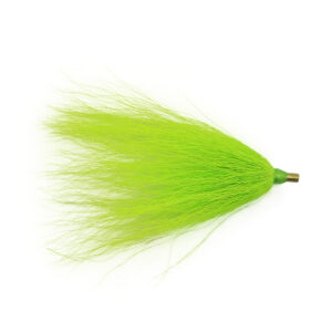 Aqua-Clear, Buck Tail Teaser Rivet Slider, Chartreuse Hair, 3 pc