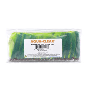 Aqua-Clear, Hair Buck Tails, Flounder / Fluke / Sea Trout / Weakfish / Croaker, 3/0 XL Nickel Octopus Hook, Green & Chartreuse Hair, 50 pc
