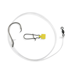 Aqua-Clear, Drum Rig, Drum / Cobia / Striped Bass / Rockfish, 8/0 Black Nickel Circle Hook, Fish Finder, 60 lb / 27.2 kg Grand Slam Mono