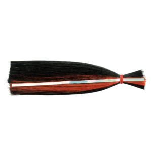 Billy Baits, Billy Witch Lure, Black/Red Stripe Skirt, Weighted Head, 6.5 in / 16.5 cm