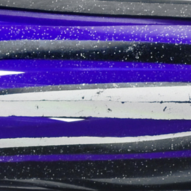 Billy Baits, Mister Big Lure, Black/Purple PVC Skirt, 16 oz / 453 g Head, 16 in / 40.6 cm - Image 3