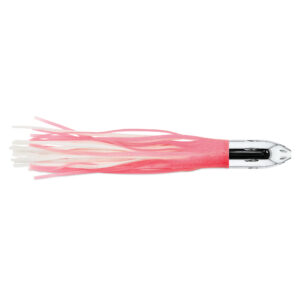 Billy Baits, Mister Big Lure, Ultimate Series, Tie on Skirt Version, Pink/White PVC Skirt, XXL, 41 oz / 1077 g Head, 16 in / 40.6 cm