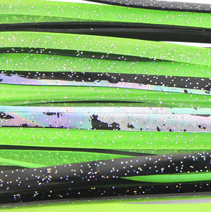 Billy Baits, Mister Big Lure, Ultimate Series, Tie on Skirt Version, Black/Green PVC Skirt, XL, 16 oz / 454 g Head, 16 in / 40.6 cm - Image 7