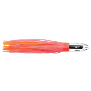 Billy Baits, Mister Big Lure, Ultimate Series, Tie on Skirt Version, Pink/Orange PVC Skirt, XL, 25 oz / 708 g Head, 16 in / 40.6 cm
