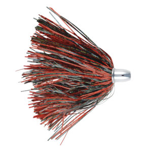 Billy Baits, Micro Mini Lure, Red/Black Skirt, Weighted Head, 2.5 in / 6.4 cm