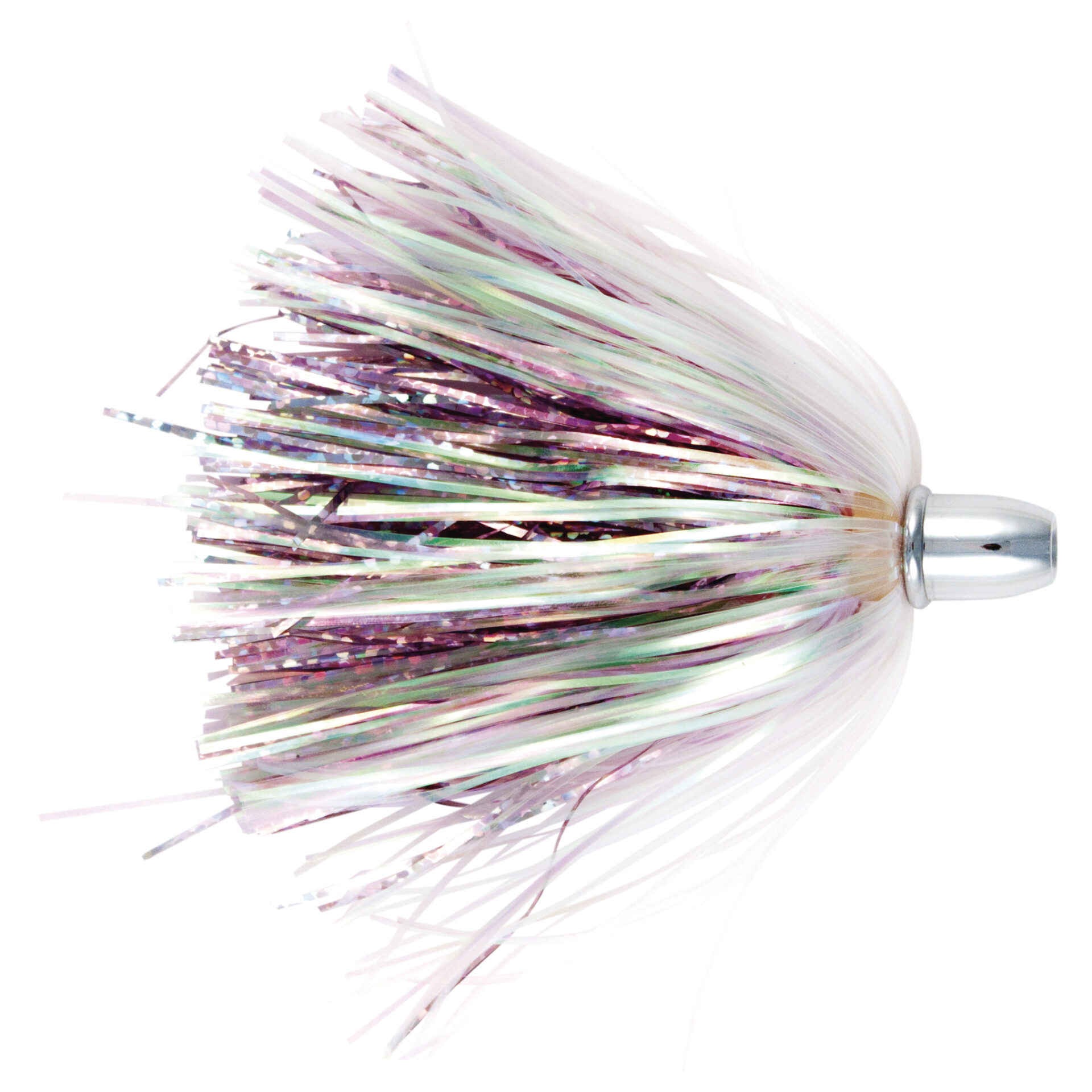 Billy Baits, Micro Mini Lure, Pearl/Pink Shimmer Skirt, Weighted Head, 2.5 in / 6.4 cm