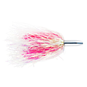 Billy Baits, Mini Turbo Slammer Lure, Pearl/Pink, Concave Head, 5.5 in / 14 cm
