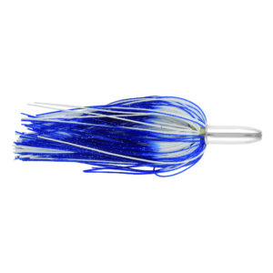 Billy Baits, Mini Turbo Slammer Lure, Blue/Silver/Blue Firetip, Concave Head, 5.5 in / 14 cm