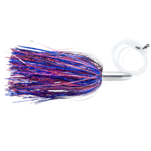 Billy Baits, Mini Turbo Slammer Rigged & Ready, Blue Fuchsia/Pink, Concave Head, 7/0 Mustad Hook, AFW Swivel, 100 lb / 45.3 kg Grand Slam Mono Line, 6 ft / 1.8 m