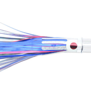 Billy Baits, Super Magnum Lure, Green/Blue/Pink Eye-Skirt, 6 oz / 170 g Head, 8 in / 20.3 cm