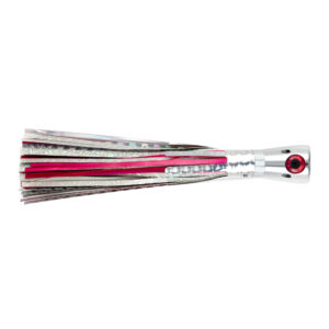 Billy Baits, Super Smoker Lure, Pink/White Skirt, 2 oz / 56.6 g Head, 8 in / 20.3 cm