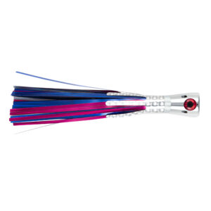 Billy Baits, Super Smoker Lure, Blue/Fuchsia Skirt, 2 oz / 56.6 g Head, 8 in / 20.3 cm