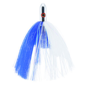 Billy Baits, Turbo Slammer Lure, Large 2.5 oz / 70.9 g, Chrome Head, Blue/White, Pearl/CrystalFlash, 8.25 in / 21.6 cm