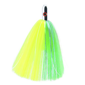 Billy Baits, Turbo Slammer Lure, Medium 1.75 oz / 49.6 g, Chrome Head, Green/Chartreuse, Pearl/Crystal Flash, 6.75 in / 17.1 cm