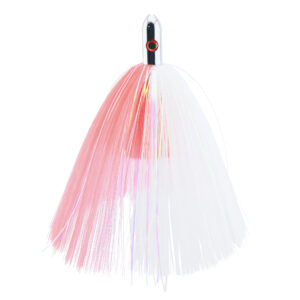 Billy Baits, Turbo Slammer Lure, Medium 1.75 oz / 49.6 g, Chrome Head, Pink/White, Pearl/Crystal Flash, 6.75 in / 17.1 cm