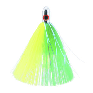 Billy Baits, Turbo Slammer Lure, Small 1 oz / 28.3 g, Chrome Head, Green/Chartreuse, Pearl/Crystal Flash, 4.25 in / 10.8 cm