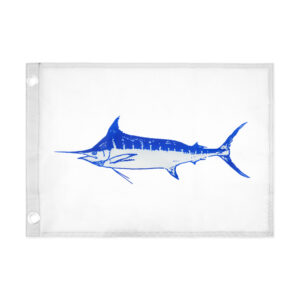 C&H, Flag, Blue Marlin, 18 in x 12 in / 45.7 cm x 30.4 cm