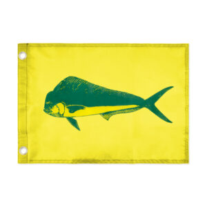 C&H, Flag, Dolphin, 18 in x 12 in / 45.7 cm x 30.4 cm