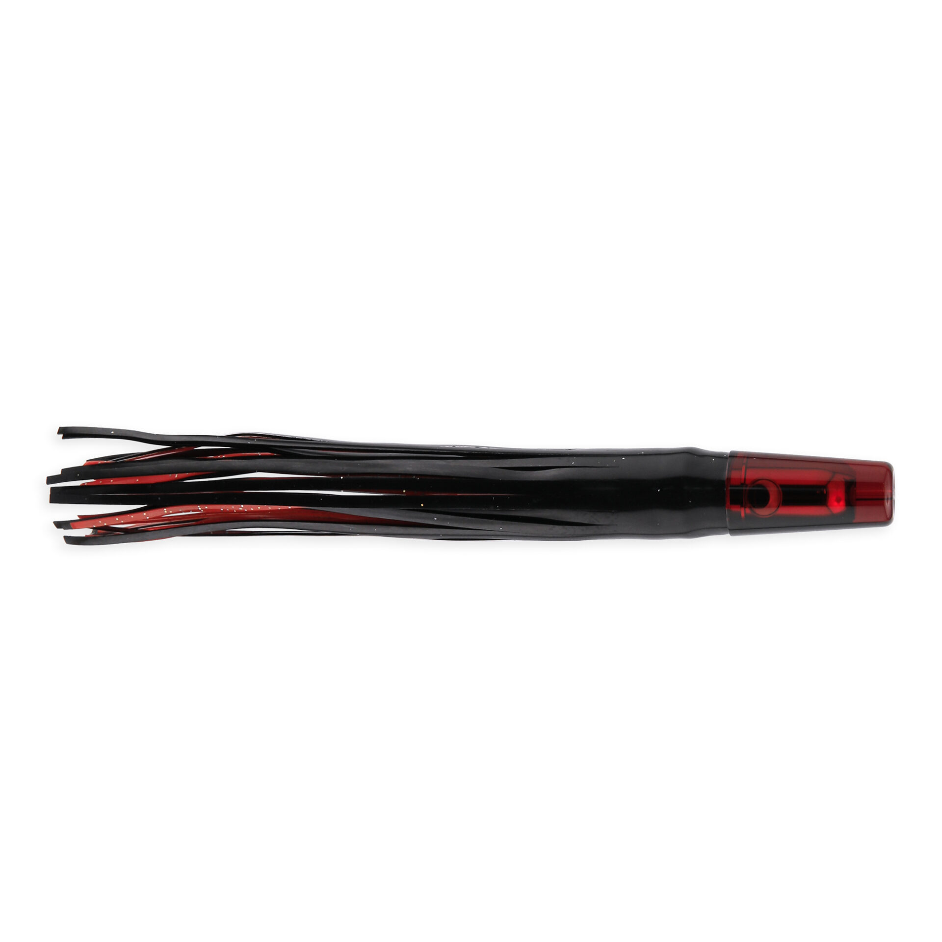 C&H, Express Deep Runner Lure, Black/Red Skirt, Weighted Head, 14 in / 35.5 cm