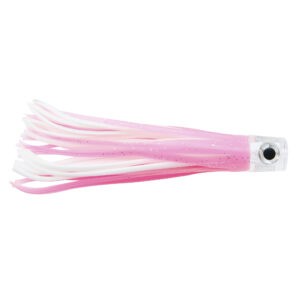 C&H, Lil Stubby Lure, Pink/White Skirt, Flat Head, 5.5 in / 14 cm