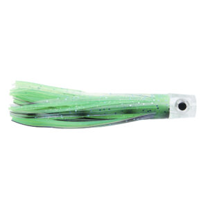 C&H, Lil Stubby Lure, Blue/Purple/Green Skirt, Flat Head, 5.5 in / 14 cm