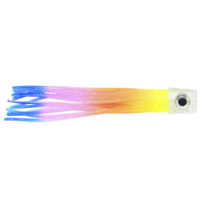 C&H, Lil Stubby Lure, Rainbow Vinyl Skirt, Flat Head, 5.5 in / 14 cm