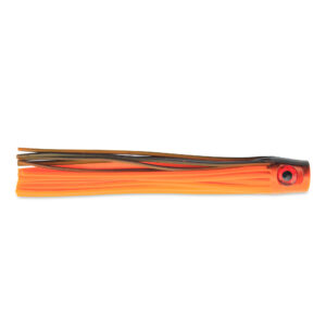 C&H, Lil Stubby Chugger Lure, Black/Orange, 5.5 in / 14 cm