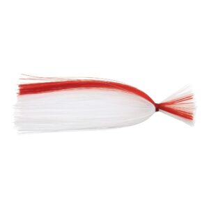 C&H, Sea Witch Lure, White/Red Skirt, 1/8 oz / 3.54 g Head