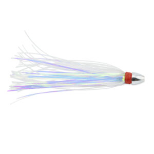 C&H, Pearl Baby Lure, Pearl Tinsel Skirt, 1/8 oz / 3.54 g Head, 2.5 in / 6.35 cm