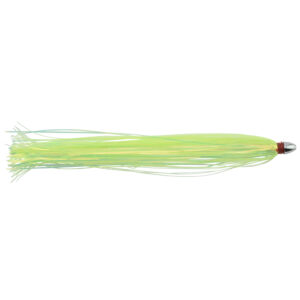 C&H, Pearl Baby Long Lure, Chartreuse Skirt, 1/8 oz / 3.54 g Head, 7.25 in / 18.4 cm