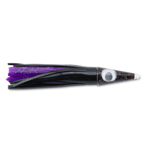C&H, Tuna Tango Lure, Black/Purple Skirt, 1.75 oz / 49.6 g Head, 5.75 in / 14.6 cm