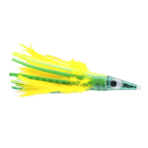 C&H, Tuna Tango Feather Lure, Dolphin Feather Skirt, 5.25 in / 13.3 cm