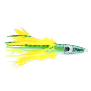 C&H, Tuna Tango XL Feather Lure, Dolphin Feather Skirt, 6.5 in / 16.5 cm