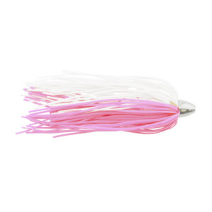 C&H, King Buster Lure, Pink/White Skirt, 1/8 oz / 3.5 g Head, 2.5 in / 6.35 cm, 100 pc