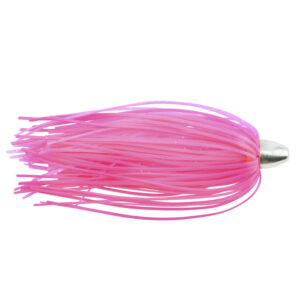 C&H, King Buster Lure, Pink/Pink Silver Fleck Skirt, 1/8 oz / 3.5 g Head, 2.5 in / 6.35 cm, 100 pc