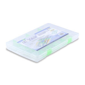 Tackle Box,13.75 x 8.5 x 1.38 in / 35 x 21.6 x 3.5 cm, 17 Moveable Dividers