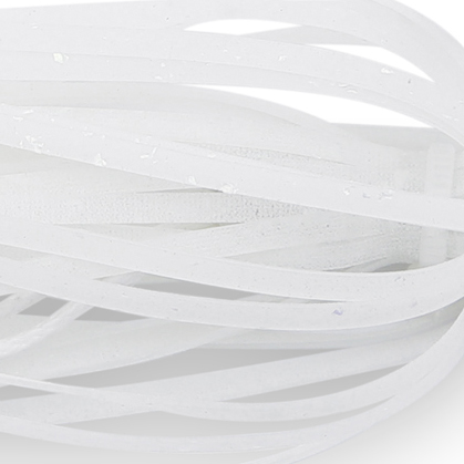 No Alibi, Alien Jig Offshore Series, Fluorescent White Skirt, 6 oz / 170 g White Head, 7/0 Hooks (2) - Image 3