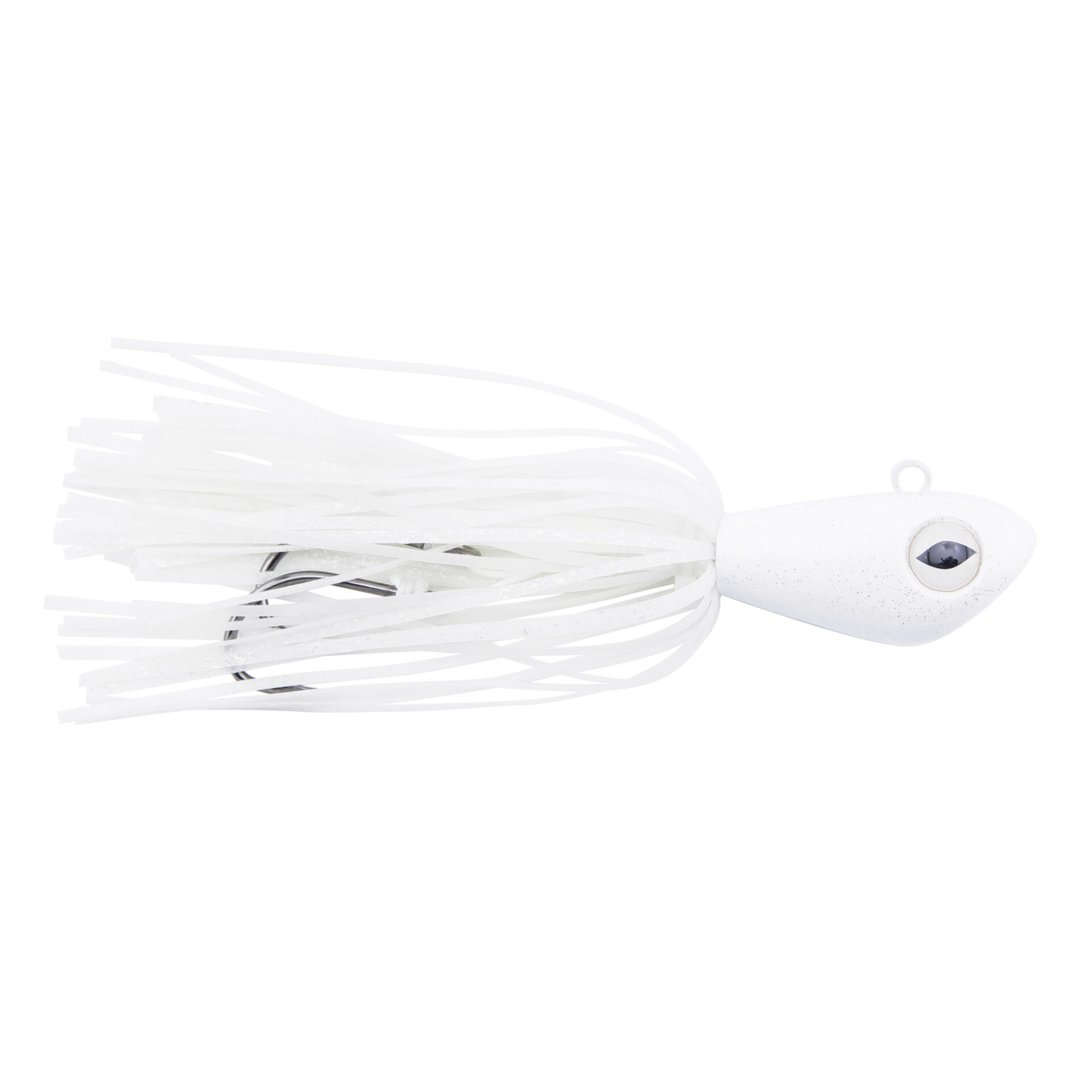No Alibi, Alien Jig Offshore Series, Fluorescent White Skirt, 6 oz / 170 g White Head, 7/0 Hooks (2)