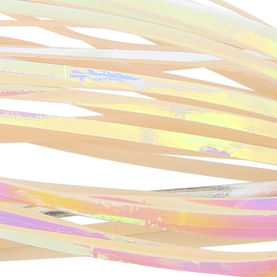 No Alibi, Alien Jig - Squid Head, 2.5 oz / 70.9 g, Natural/White Speckle Head, Natural Holo Squid Skirt, Natural Squid Paws, 9/0 Hook, 8.5 in / 21.6 cm - Image 3