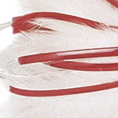 No Alibi, Dolphin Delight Rigged & Ready, Red/White Skirt, 1.5 oz / 42.5 g Lead Head, 6 in / 15.2 cm, 7/0 Mustad Hook, AFW Swivel, 135 lb / 61 kg AFW Cable, 3 ft / 0.9 m - Image 3