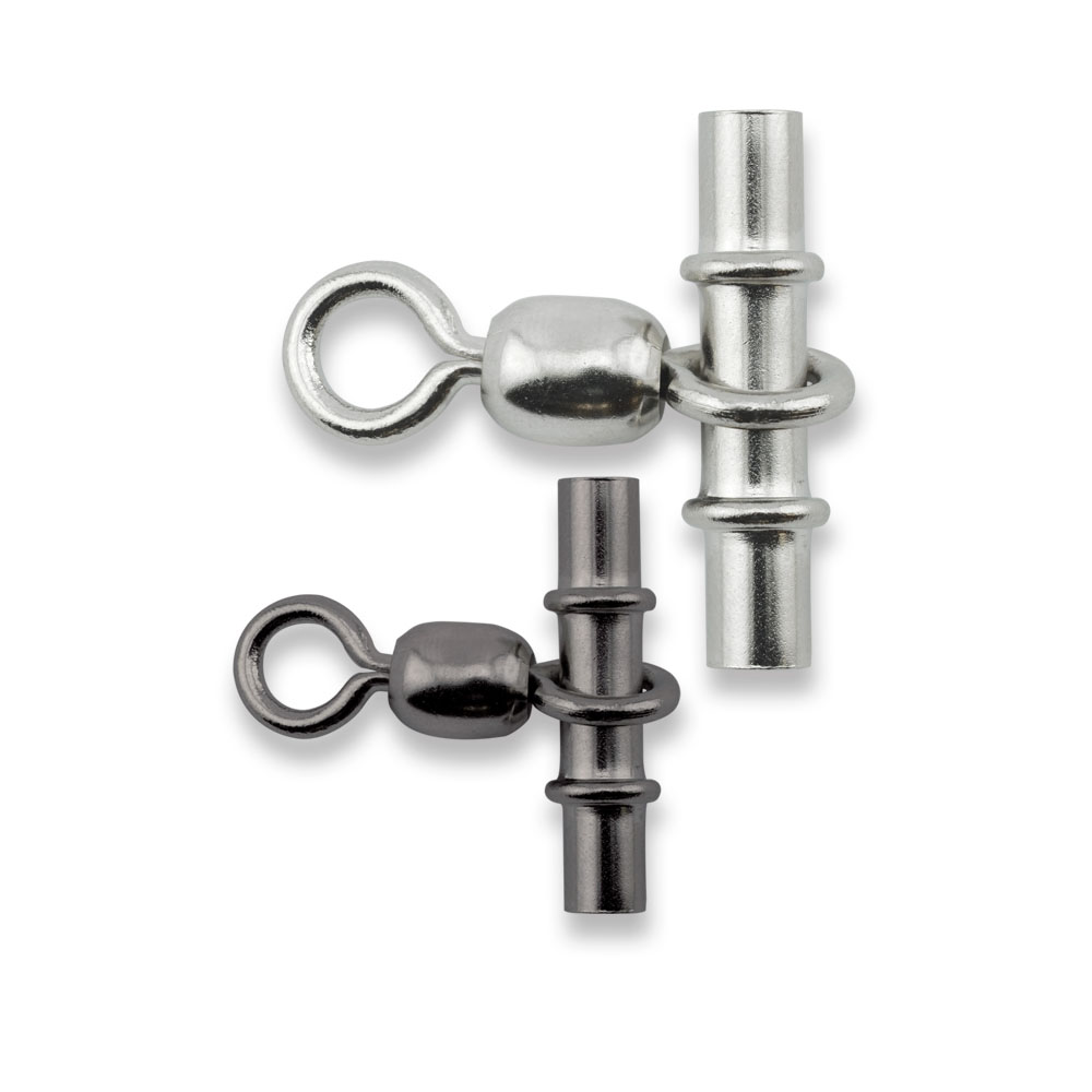 Brass Sleeve Swivels - Nickel