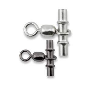 Brass Sleeve Swivels - Gunmetal Black