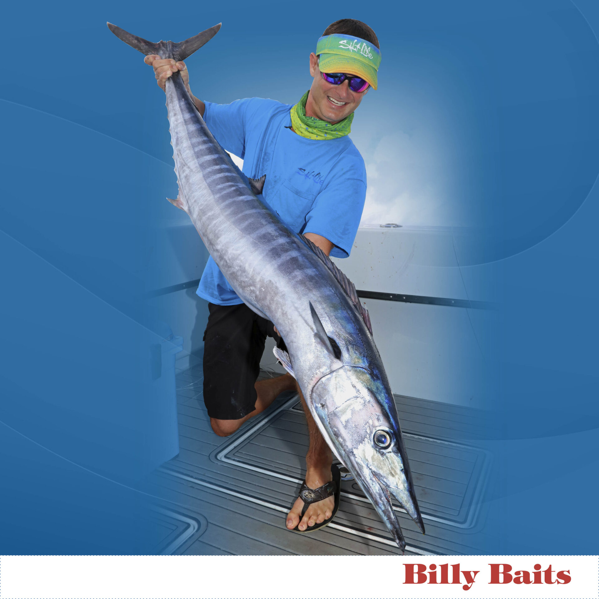 Billy Baits, Mister Big Lure, Black/Purple PVC Skirt, 16 oz / 453 g Head, 16 in / 40.6 cm - Image 9