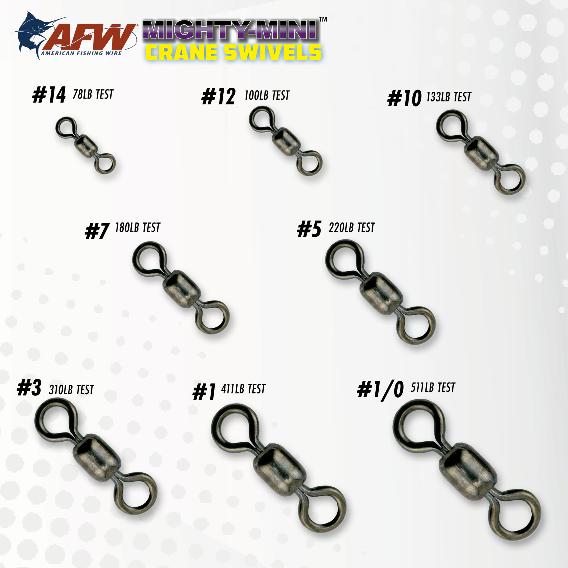 Mighty Mini Stainless Steel Crane Swivels - Image 3