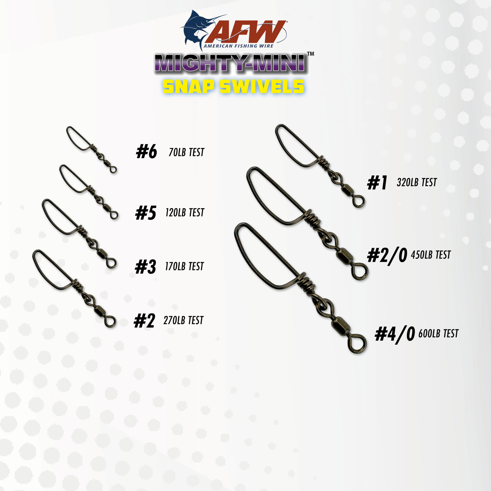 Mighty Mini Stainless Steel Snap Swivels - Image 3