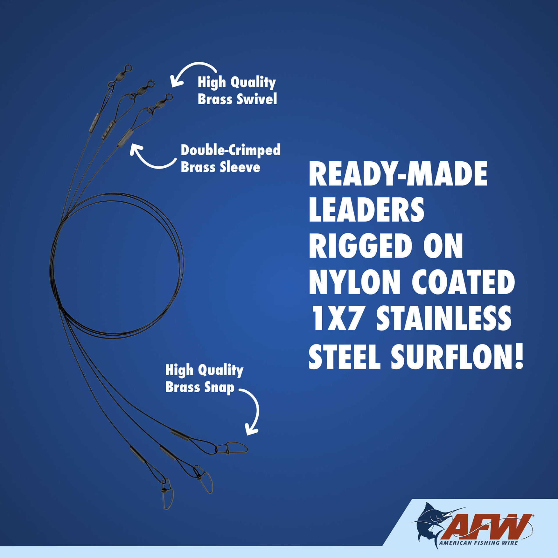 Surflon 1x7 Nylon Coated Leaders - Image 4