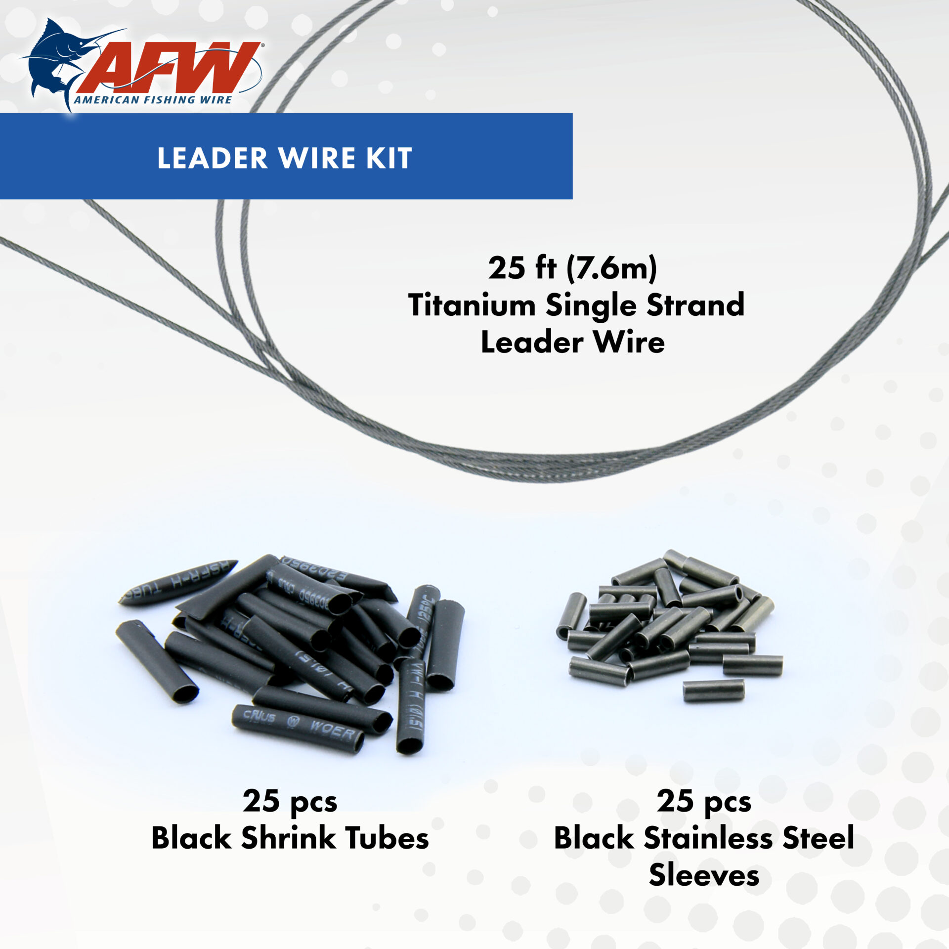 Titanium Surfstrand Bare 1x7 Leader Kit - Image 4