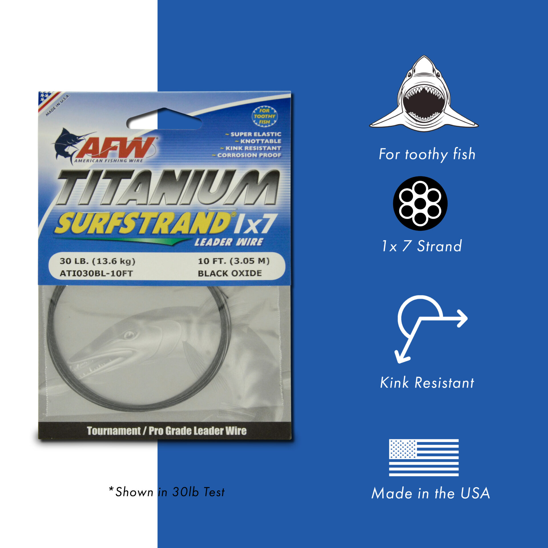 Titanium Surfstrand Bare 1x7 Leader Wire - Image 2